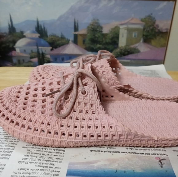 🌉⛵FFG PINK COMFORT SLIPPERS,6🏫 - Picture 7 of 12
